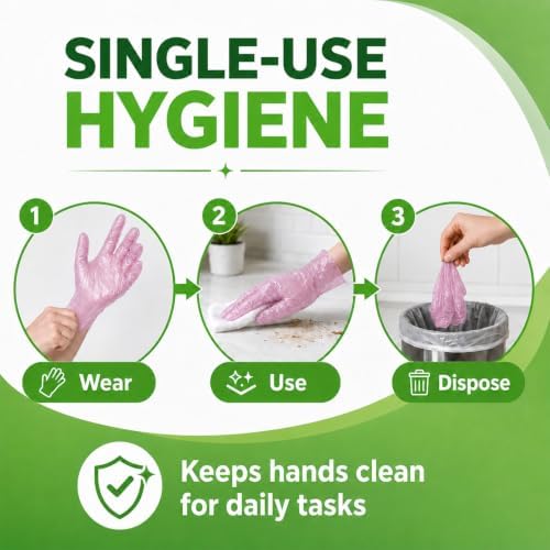 Disposable Plastic Gloves Food Handling Service Gloves Disposable - Image 4