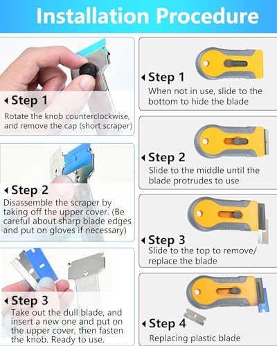 2 Pack Razor Blade Scraper - Image 2
