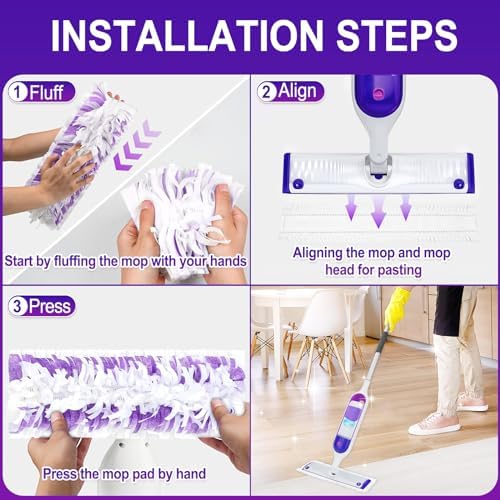 Cafonil 50 Pack Disposable Power Mop Pads - Image 3