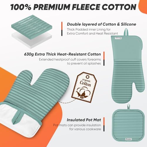 Oven Mitts Kitchen Towels and Dishcloths - Image 3