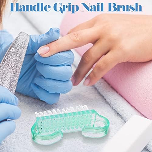 Bokon 400 Pcs Handle Grip Nail Brush Bulk Fingernail Scrubbing - Image 3