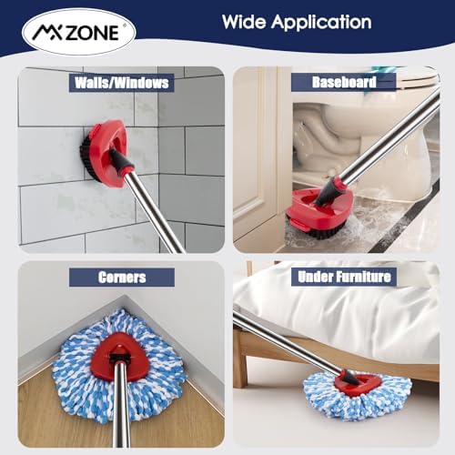 Spin Mop Head, Handle & Base Replacement Set - Image 5
