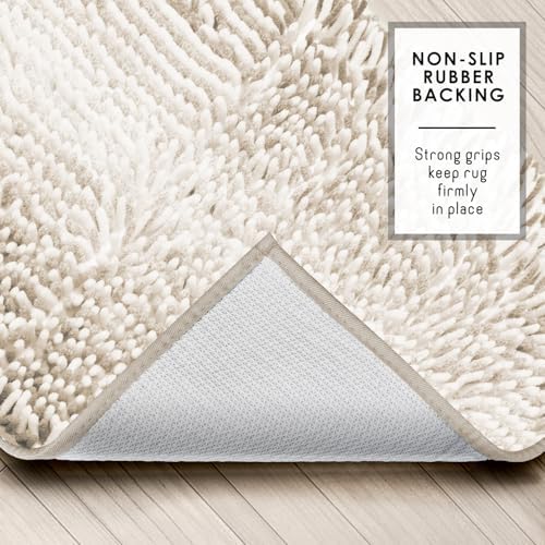 Hearth & Harbor Bathroom Rugs, Chenille Bath Mat - Image 4