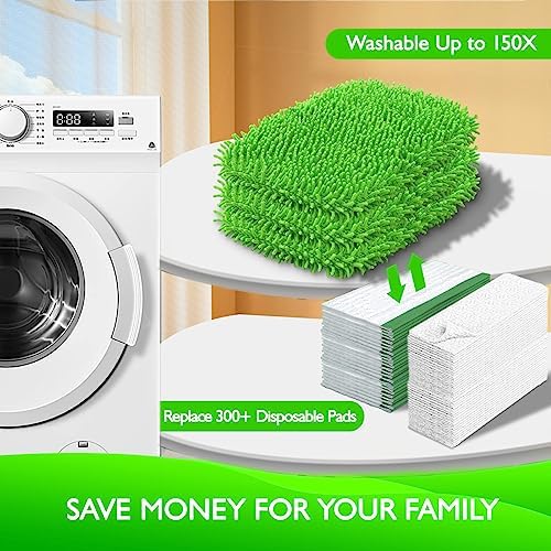 Reusable Microfiber Chenille Mop Pads - Image 4