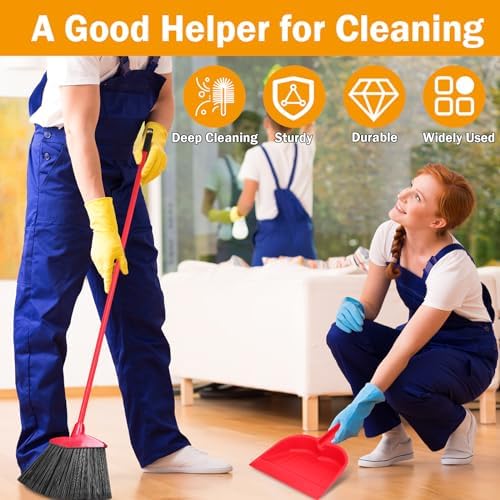 Maxcheck 6 Pcs Broom and Dustpan Set - Image 6