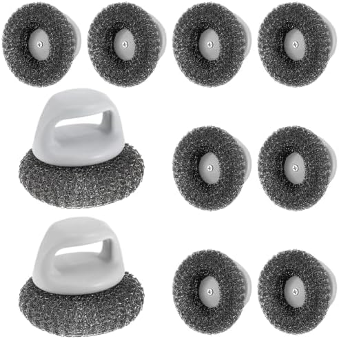 10pcs Stainless Steel Scrubbing Pads by Unknown
