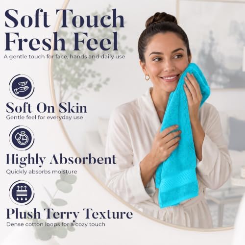 DAN RIVER 6-Pack Premium Hand Towels - Image 3