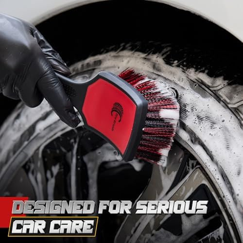 BMLEI Wheel & Tire Brush Set, 2 Pack Car Wheel Brush & Tire Cleaner Brushes - Image 7