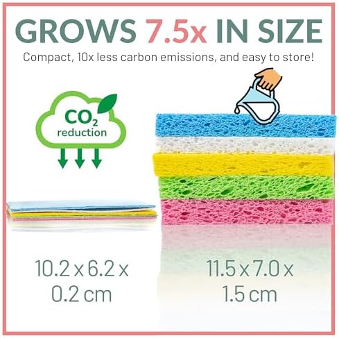 bioGo 30 Pack Compostable Pop-Up Sponges - Image 2