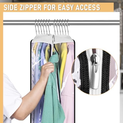 MISSLO 32" All Clear Garment Bags - Image 5
