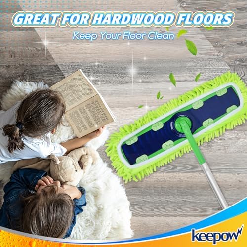 KEEPOW Reusable Microfiber Mop Pads Compatible - Image 6