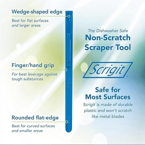 Scrigit Scraper No-Scratch Plastic Scraper Tool, 2 Pack - Image 3
