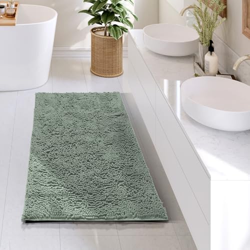 Hearth & Harbor Bathroom Rugs, Chenille Bath Mat - Image 2