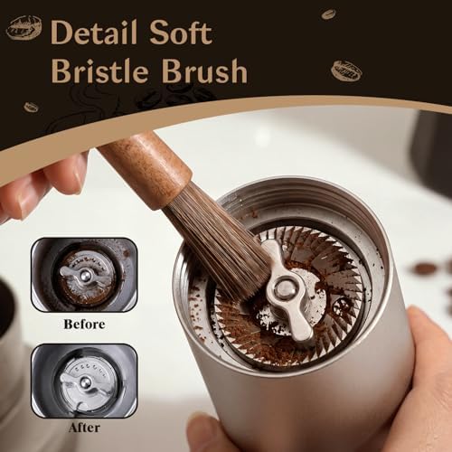 Belongtous 3Pcs Coffee Grinder Cleaning Brush Set, Essential Advanced Cleaning - Image 3