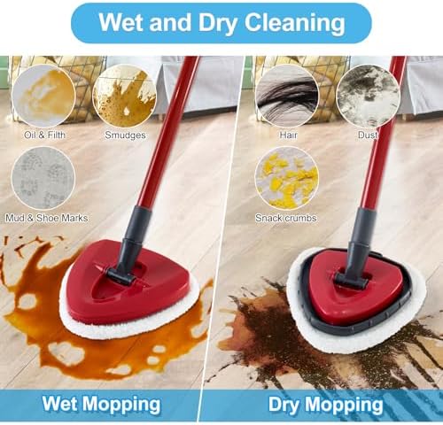 10 Pack Microfiber Flat Mop Head Refills - Image 3