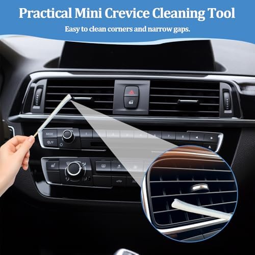 Microfiber Detail Duster Sticks, Mini Duster Crevice Cleaning Tool Car - Image 4