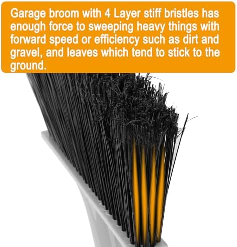KeFanta 4 Packs Outdoor Broom Heavy Duty - Image 4