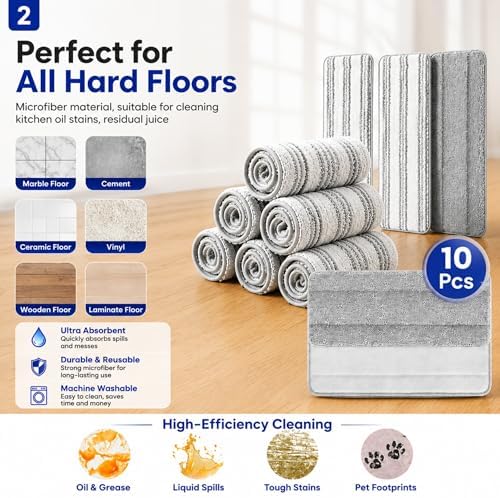 Blueark Replacement Mop Pads, Compatible - Image 3