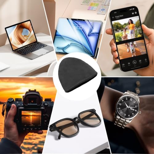 2 PCS Car Screen Cleaner, Triangle Microfiber Cloth Non-Scratch Auto - Image 6