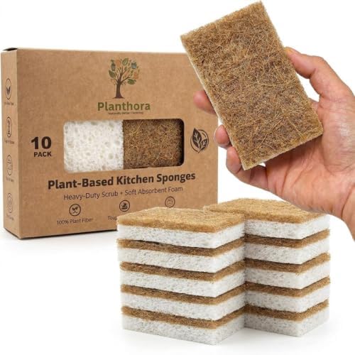 Kitchen Sponges 10 Pack by Planthora