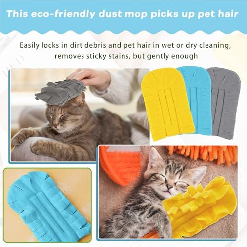 12 Pcs Reusable Duster Refills Washable Pads - Image 3