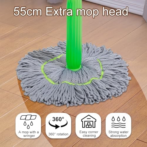 2 in 1 Dehydrated Mop, Self-Wringing Twist Mops - Image 4