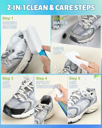 Jevvu Shoe Cleaner, Sneaker Cleaner Foam - Image 6