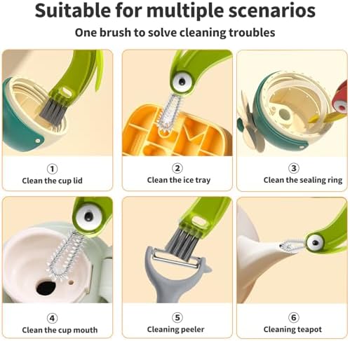 3 in 1 Cup Lid Gap Cleaning Brush Set - Image 5