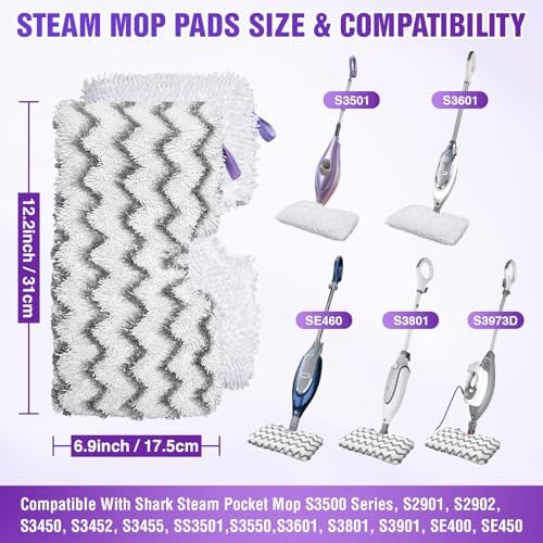 8-Pack Steam Mop Replacement Pads - Image 2