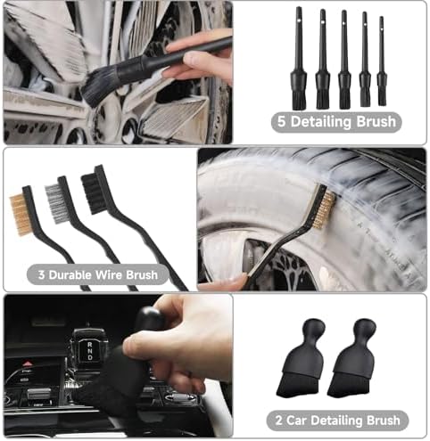 Car Detailing Kit, Car Detailing Brush Set, Car Cleaning Kit, Auto Detailing - Image 4