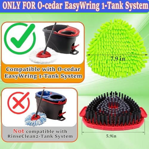 Mop Scrub Brush Replacement Head - Image 3