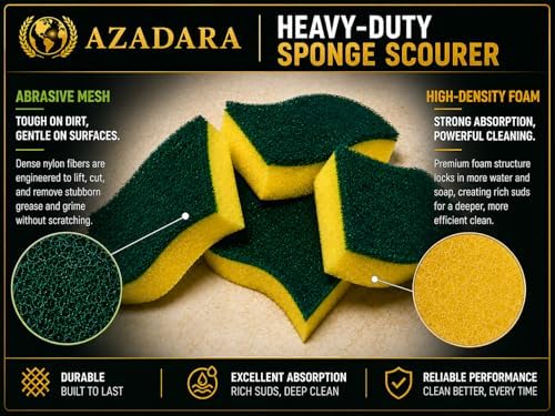 Heavy Duty Kitchen Sponges, 16 Pack - Image 2