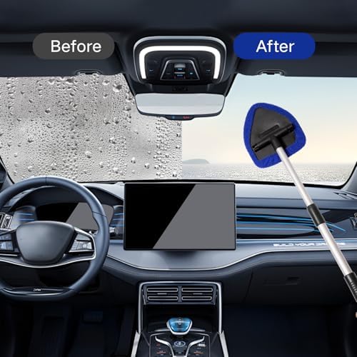 Qydipclin 10pcs Windshield Cleaning Tool Car Interior Window Cleaner Kit - Image 4