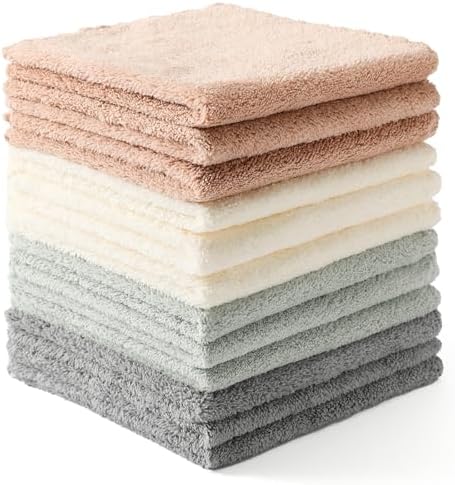 12 Pack Cleaning Cloth, Ultra Soft Absorbent Quick Drying Microfiber Cleaning by Neessno