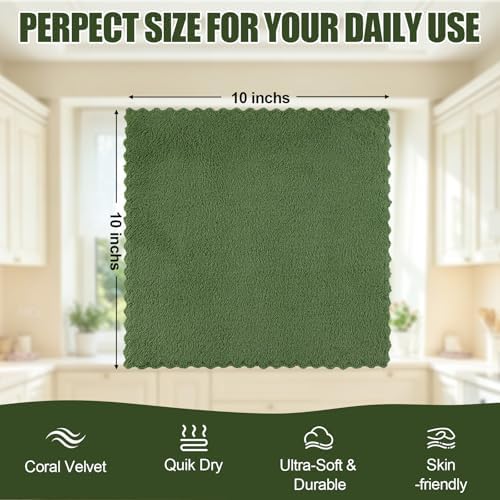 Kitinjoy 24 Pack Kitchen Cloths Dish Towels - Image 2
