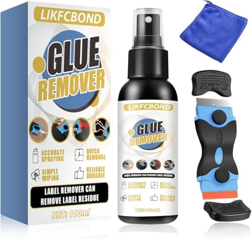 Sticker Remover Spray 100ml, Adhesive Remover Spray Set by LIKFCBOND