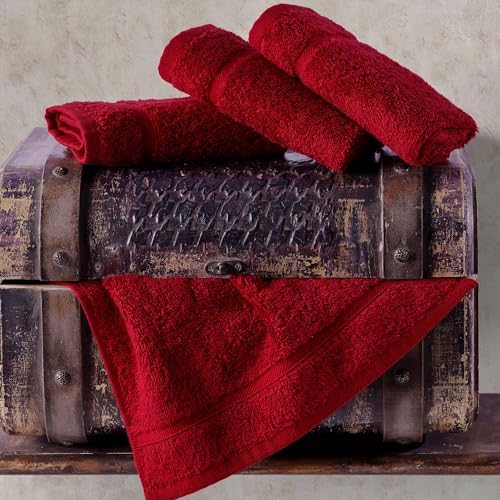 Hawmam Linen Wash Cloths, Turkish Cotton Washcloths, 4 Pack - Image 4