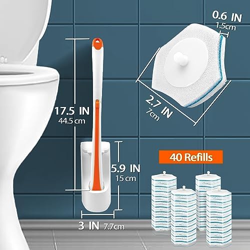 JEHONN Disposable Toilet Bowl Cleaner Wand - Image 6
