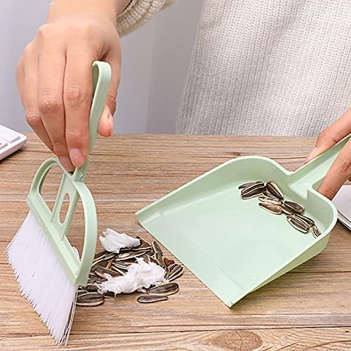 Generic Mini Cleaning Brush Small Broom Dustpans Set Desktop Sweeper Garbage - Image 3