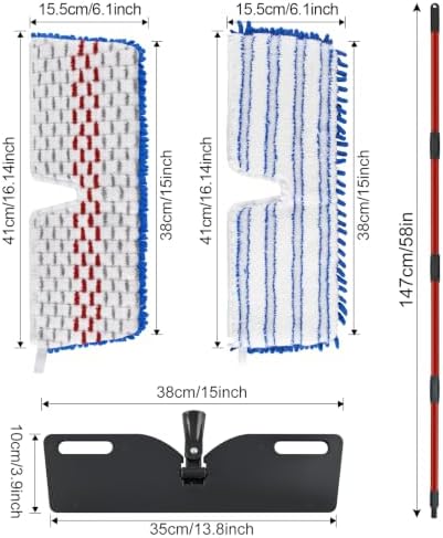 Microfiber Mops for Floor Cleaning, Flat Mop - Image 2