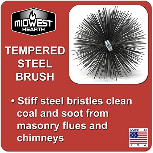 Midwest Hearth Wire Chimney Cleaning Brush, Made in USA - Image 2