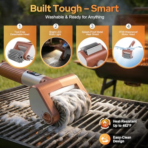 - Electric Grill Brush, BBQ Grill Cleaner - Image 3