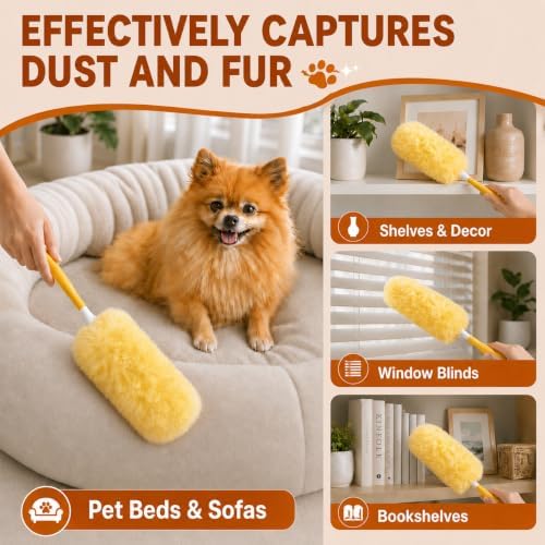 Duster Refills for Swiffer Duster, 4X Microfibers, Disposable Multi-Surface - Image 5