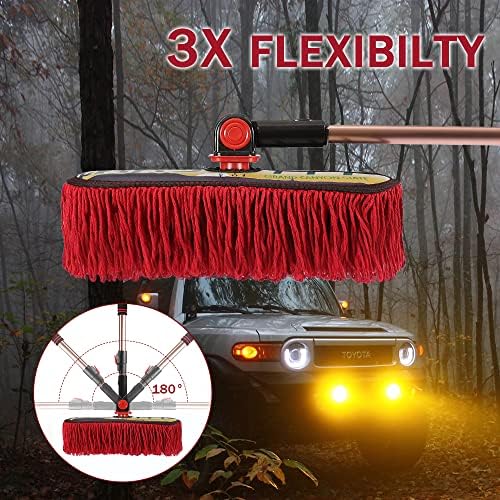 Extendable Car Duster, Grand Canyon Wax Cotton - Image 3