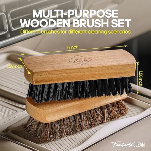 Fantasticlean Car Interior Detailing Kit, Leather Cleaner Brush Set - Image 5