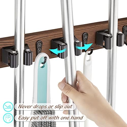 OUTNILI Mop Broom Holder Wall Mount - Image 3