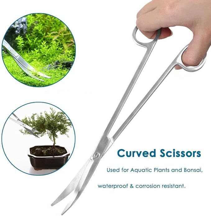 Carefree Fish 9IN1 Aquarium Cleaning Tools Long Handle Algae Scraper - Image 5