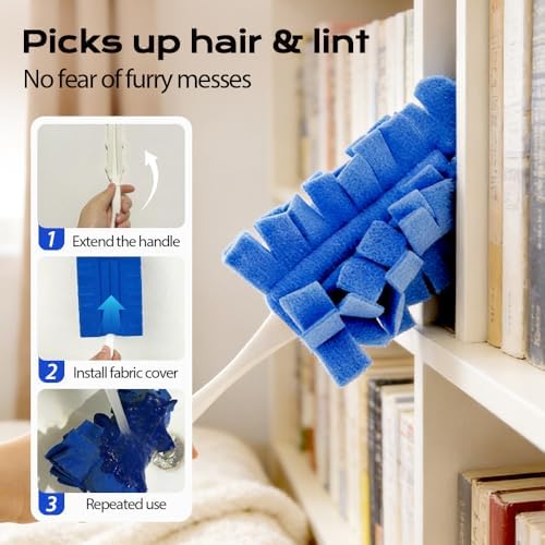Reusable Duster Refills, Fleece Duster Refill Reusable Dusters - Image 5