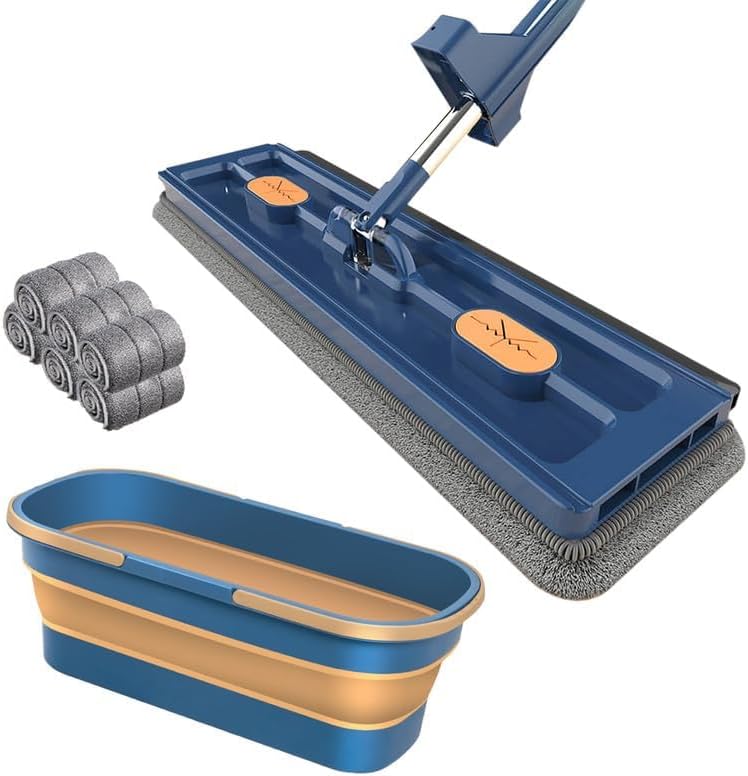 Microfiber Mop, Mop and Bucket by Luoxinseh