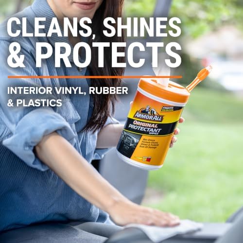 Armor All Car Interior Original Protectant Wipes, UV Protectant - Image 2